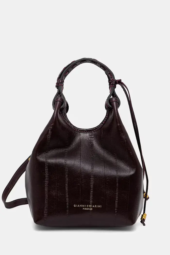 Gianni Chiarini borsa a tracollo da donna in pelle DUA Granata