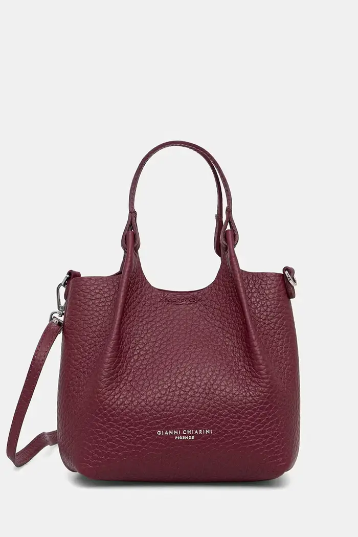 Gianni Chiarini borsa a tracollo da donna in pelle DUA Granata