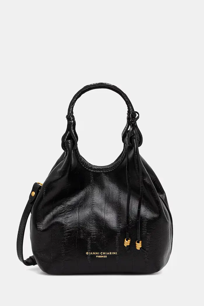 Gianni Chiarini borsa a tracollo da donna in pelle DUA Nero