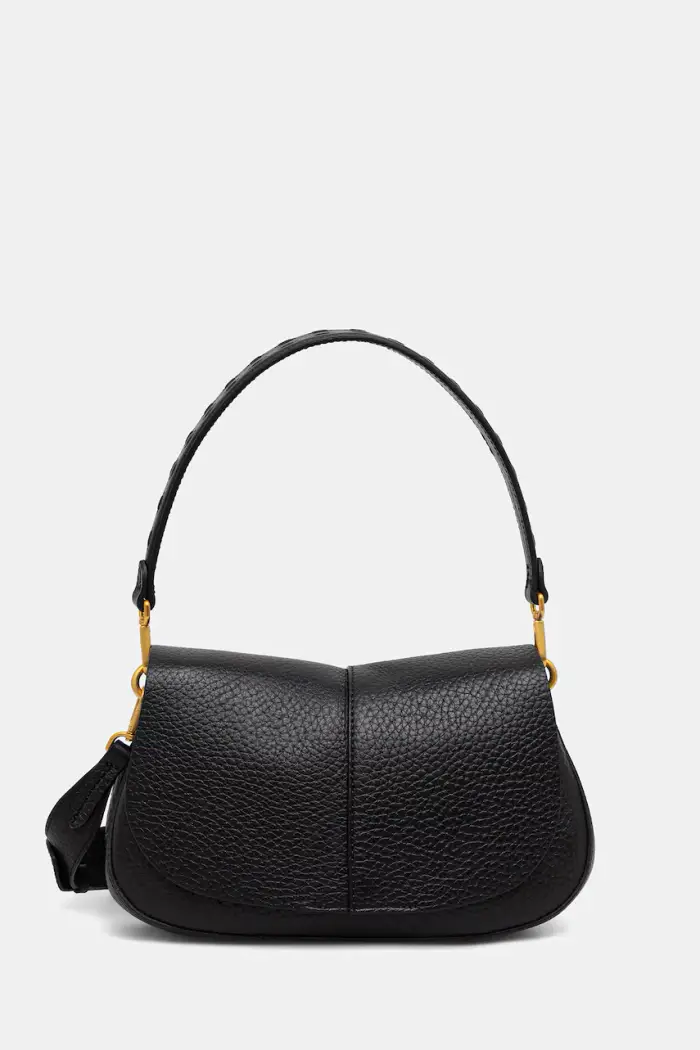 Gianni Chiarini borsa a tracollo da donna in pelle HELENA ROUND Nero