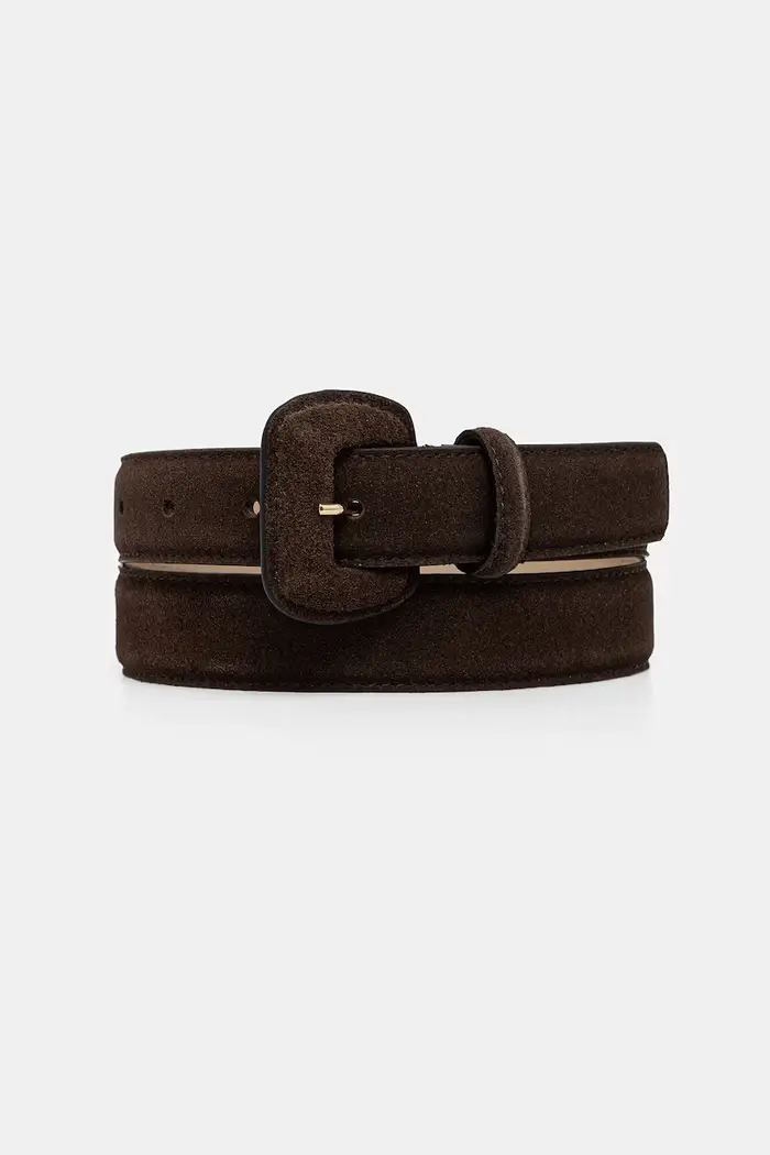Gianni Chiarini cintura da donna in camoscio CINTURE DONNA CAMOSCIO Marrone