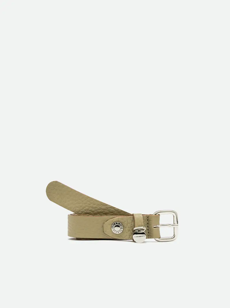 GIANNI CHIARINI CINTURA IN PELLE 2,5 CM VERDE