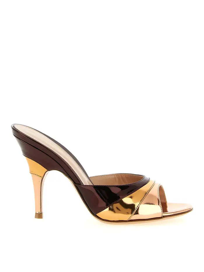 Gianvito Rossi Marea Mules Multicolore