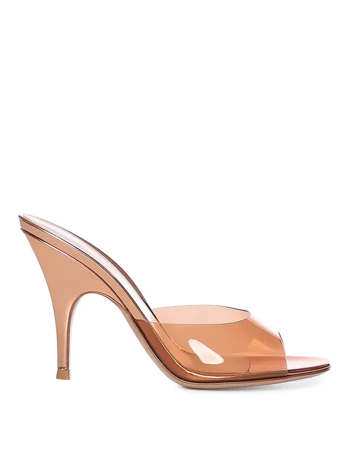 Gianvito Rossi Sabot Sofia Color Carne E Neutri