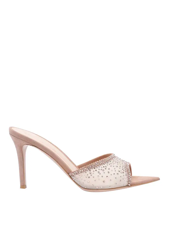 Gianvito Rossi Sandali con Décolleté Rania Color Carne E Neutri