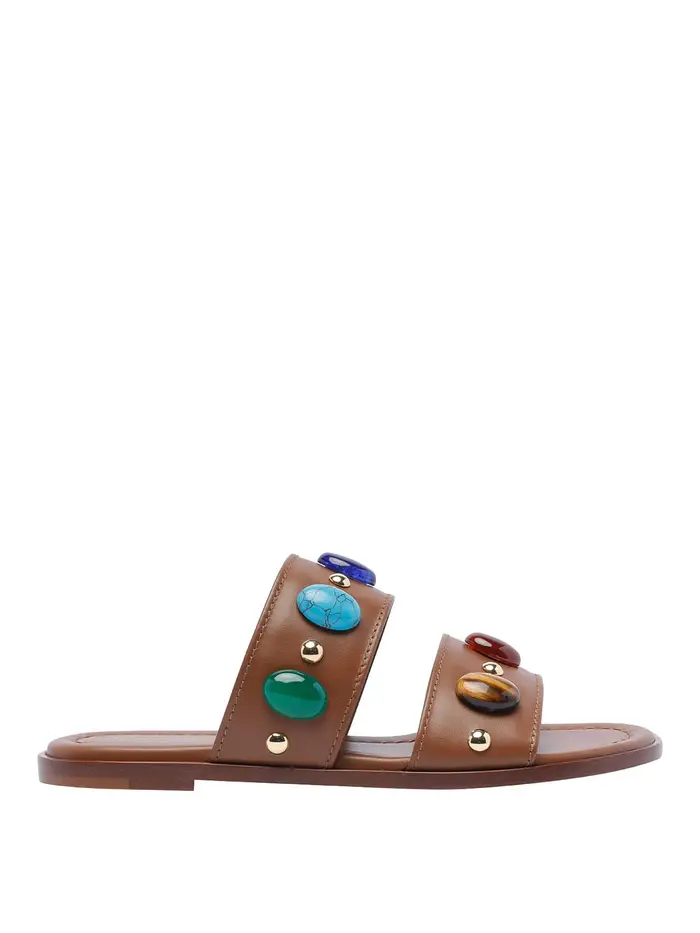 Gianvito Rossi Sandali in pelle Marrone