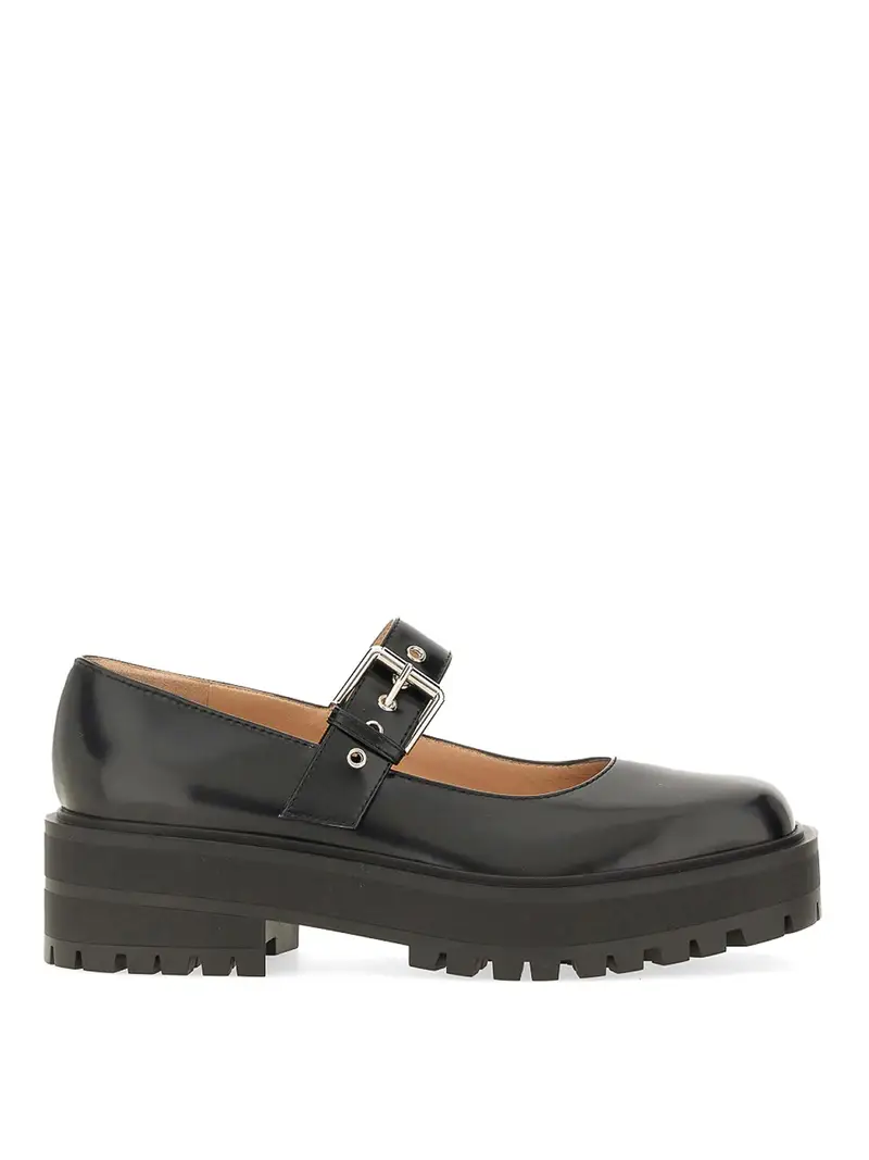 Gianvito Rossi Sandalo in pelle Nero