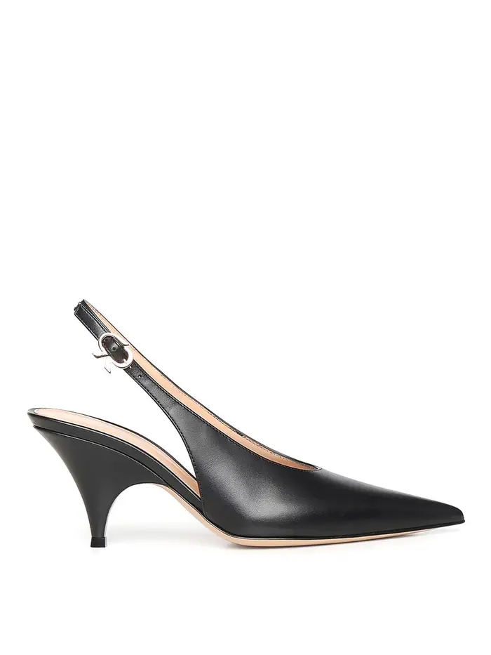 Gianvito Rossi Slingback Sofia in pelle Nero