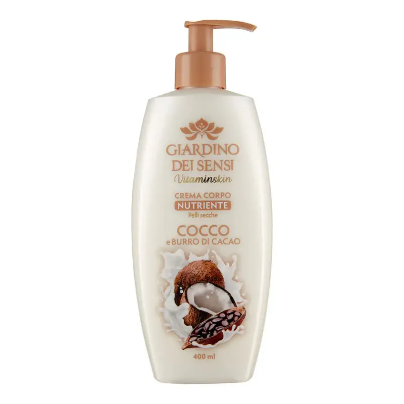 Giardino dei sensi Vitaminskin Crema Corpo Nutriente Cocco E Burro Di Cacao 400 ml