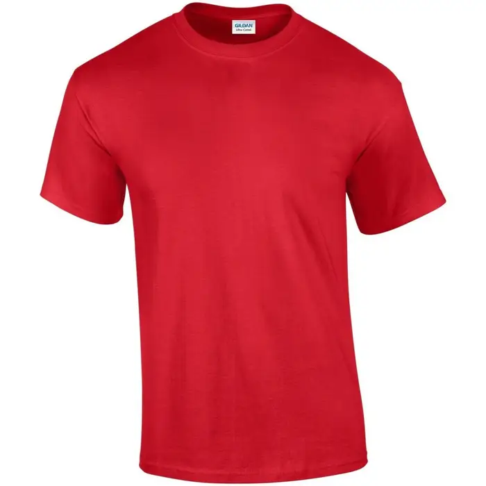 Gildan T-shirts a maniche lunghe GD02 Rosso