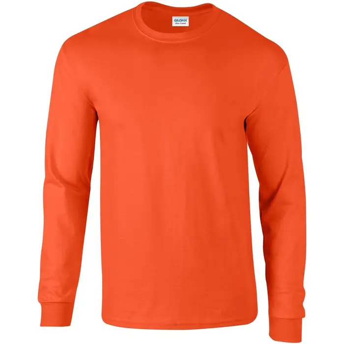 Gildan T-shirts a maniche lunghe Ultra Arancio