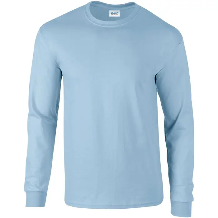 Gildan T-shirts a maniche lunghe Ultra Blu