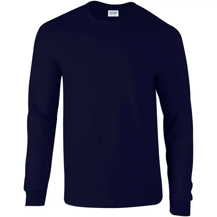 Gildan T-shirts a maniche lunghe Ultra Blu