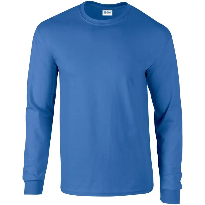 Gildan T-shirts a maniche lunghe Ultra Blu