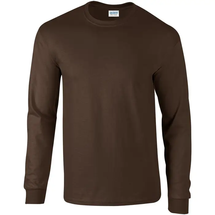 Gildan T-shirts a maniche lunghe Ultra Rosso