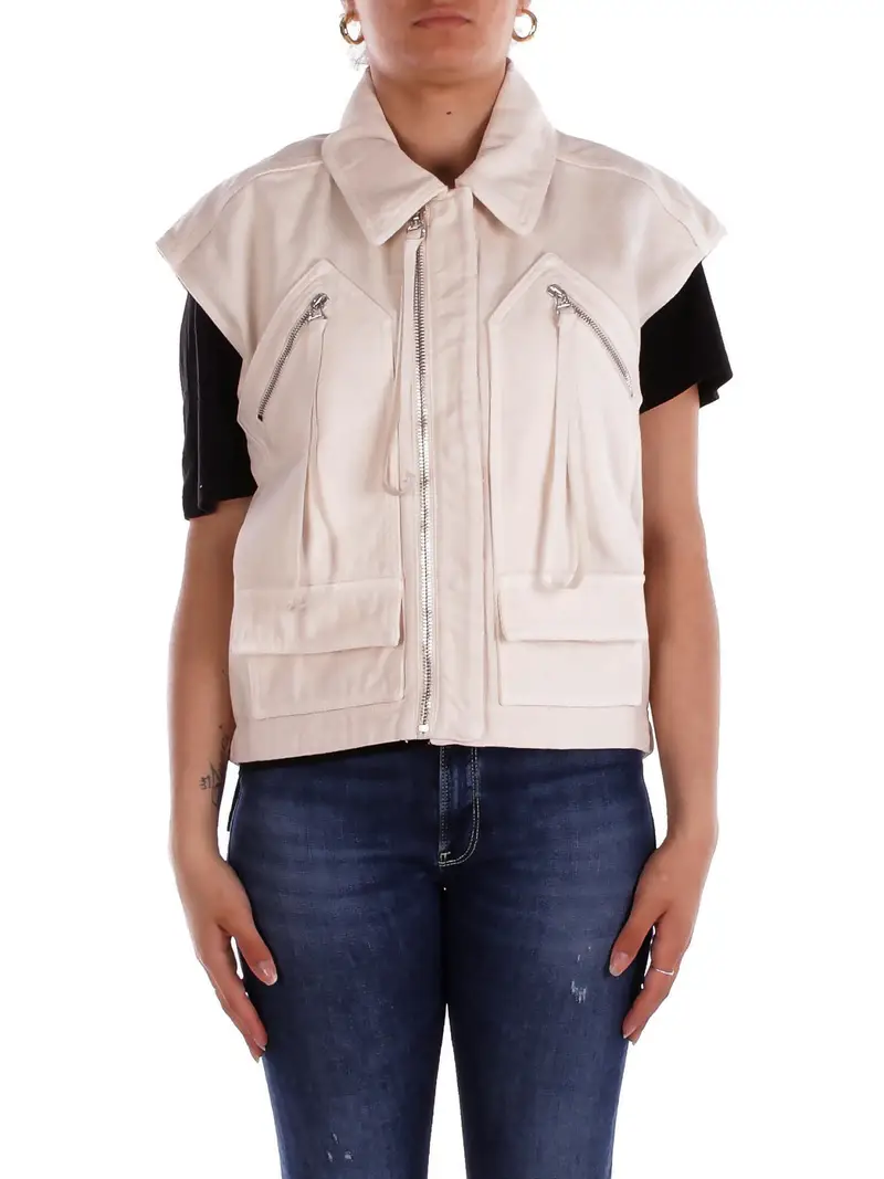 Pinko Gilet Donna Beige 2083685