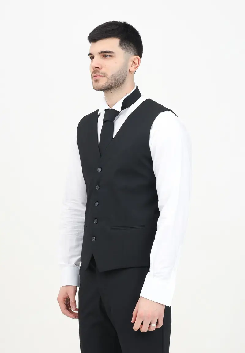Selected Homme Gilet Uomo Nero 949888