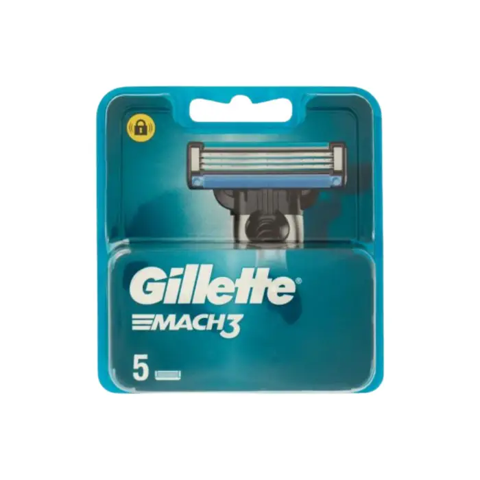 Gillette Mach3 - Testine di ricambio da 5 testine di ricambio