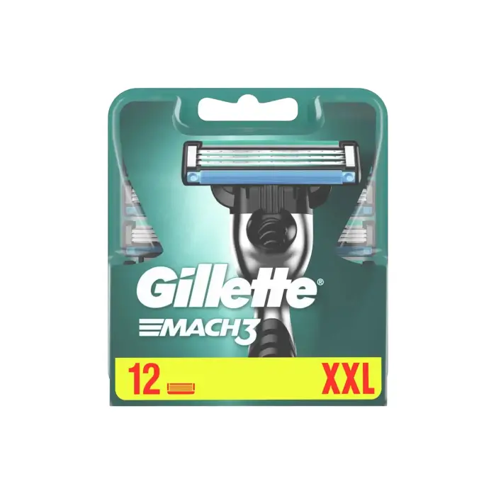 Gillette Mach3 Testine di ricambio 12 pezzi - Testine di ricambio rasoio