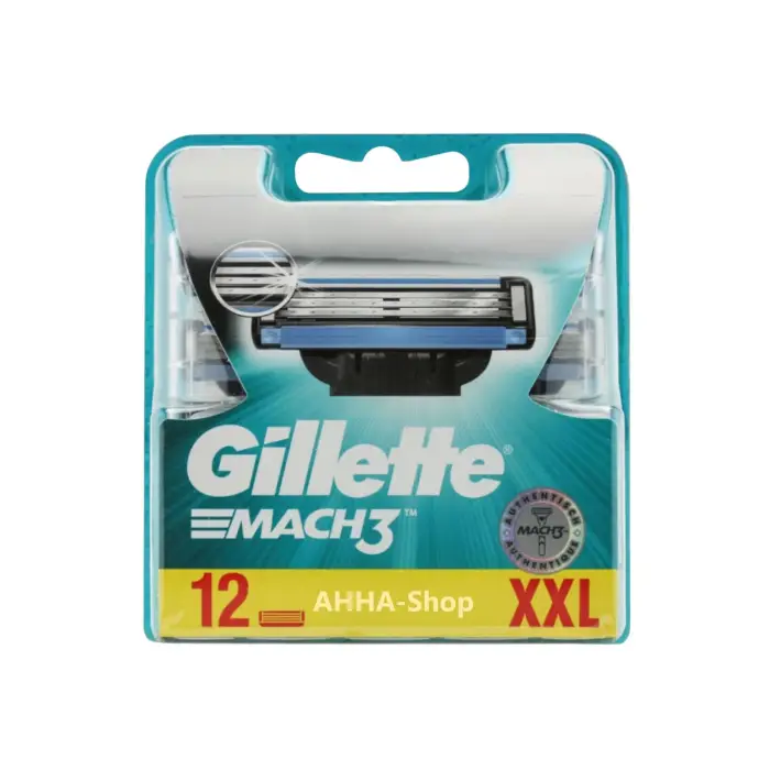 Gillette Mach3 ricambio contiene 12 testine