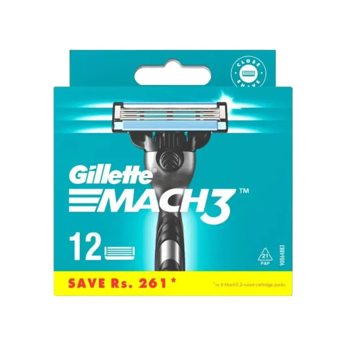 Gillette Mach3 - Testine di ricambio formato da 12 testine