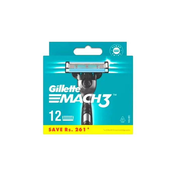 Gillette Mach3 - Testine di ricambio contiene 12 testine