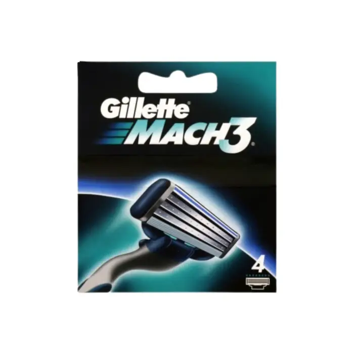 Gillette Mach3 - Testine di ricambio contiene 4 pezzi