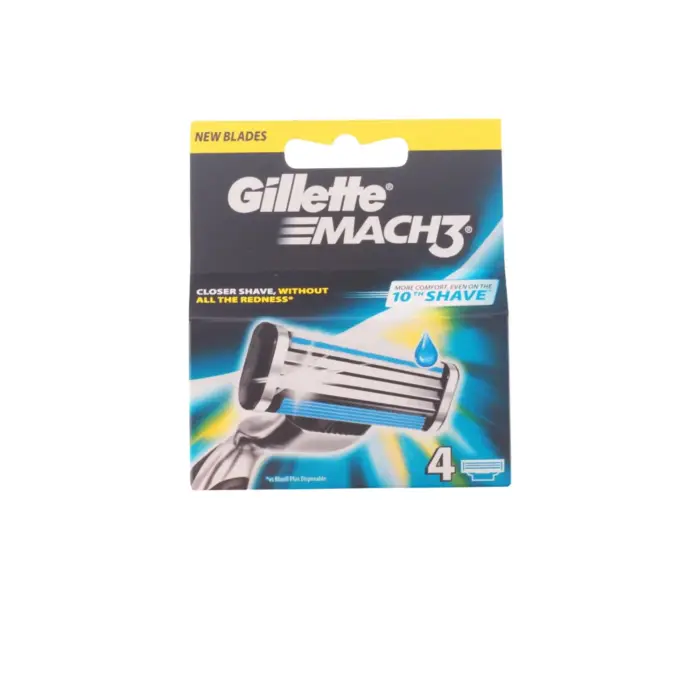 Gillette Mach3 - Testine di ricambio formata da 4 pezzi