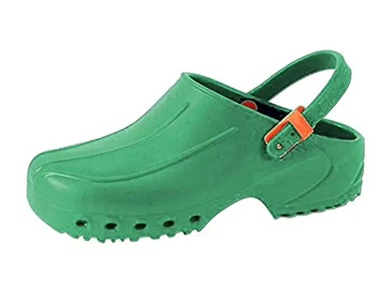 GIMA 26175 Zoccoli Professionali Leggeri con Laccetto, Unisex, Anatomici, Antiscivolo, Antishock, Antistatici, Tomaia