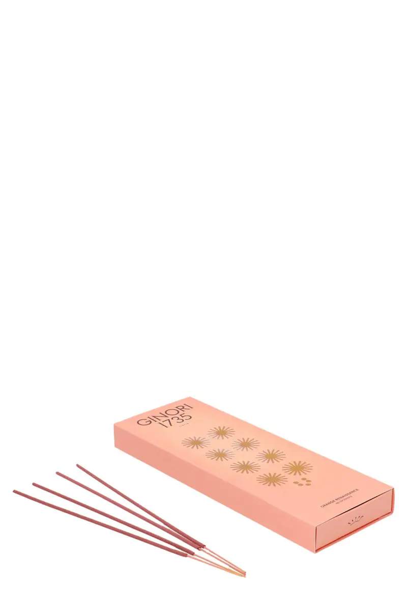 GINORI 1735 Bastoncini Incenso Orange Renaissance 80 Pc Rosa