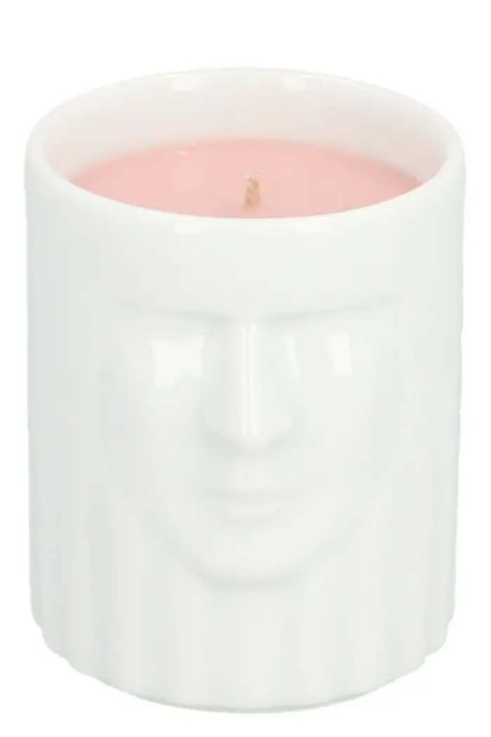GINORI 1735 Candela La Dama Orange Renaissance 284 Gr Rosa