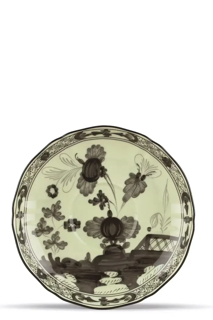 GINORI 1735 Piattino Caffè Oriente Italiano ⌀ 13 Cm Verde