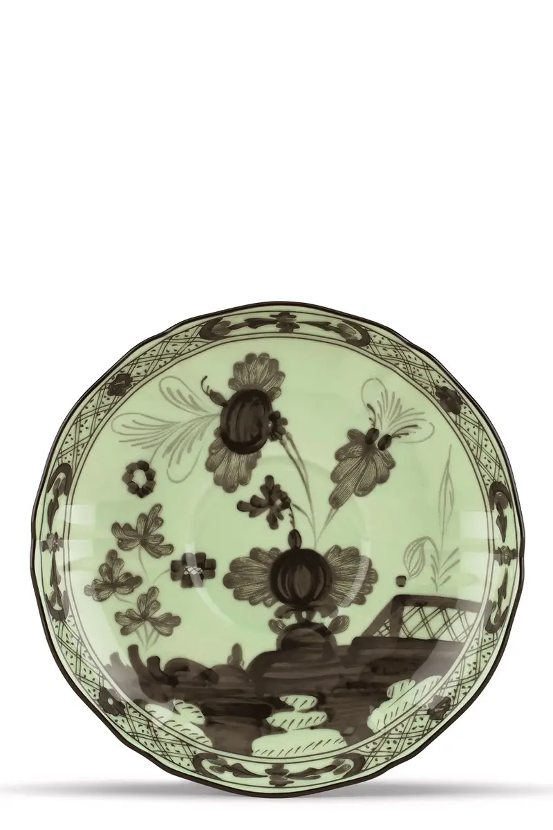 GINORI 1735 Piattino Oriente Italiano ⌀ 15 Cm Verde