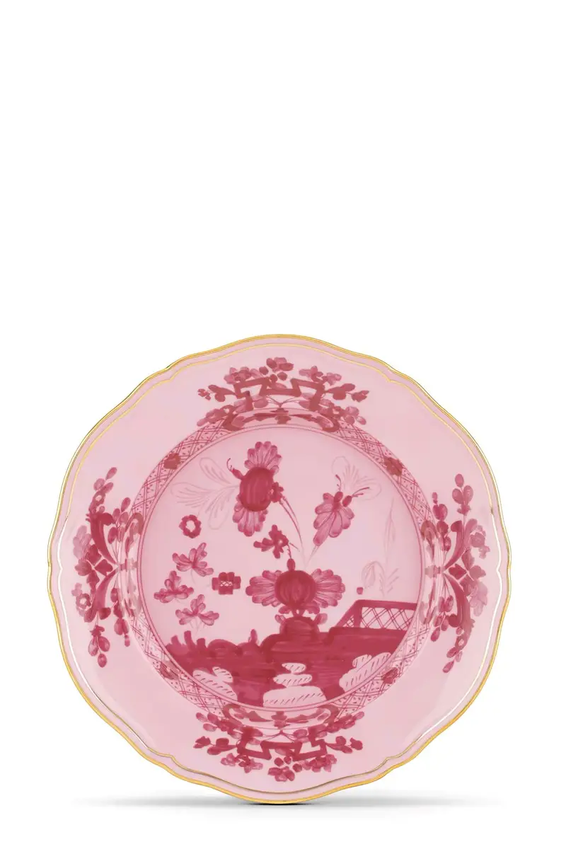 GINORI 1735 Piatto Piano Oriente Italiano Rosa