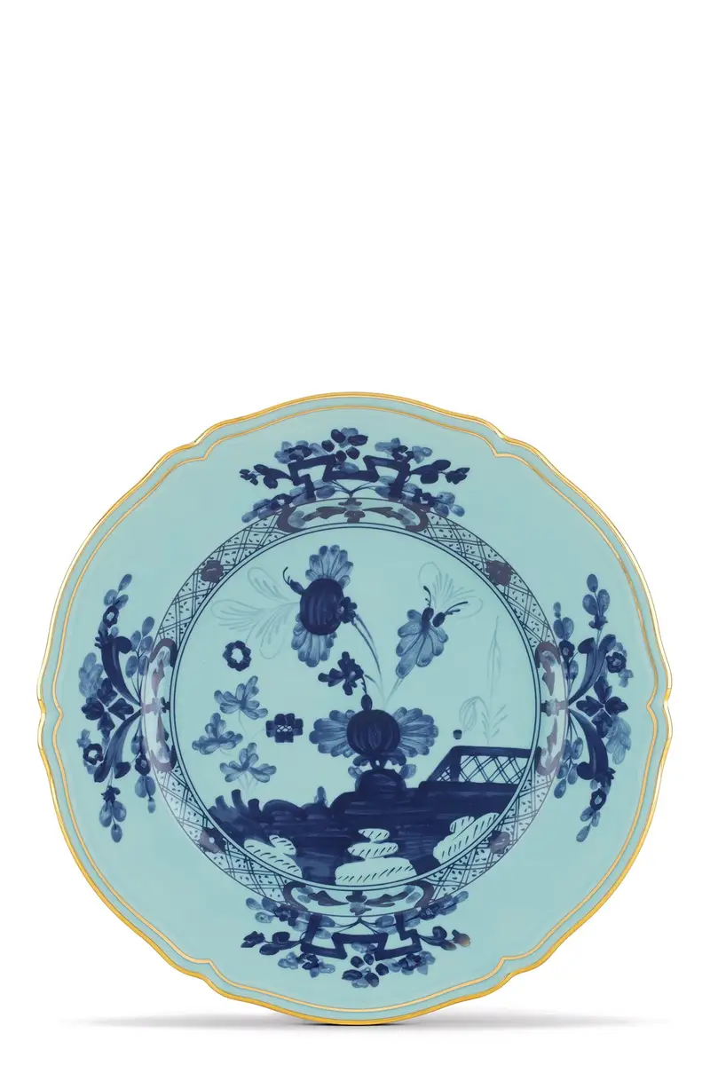 GINORI 1735 Piatto Segnaposto Oriente Italiano ⌀ 31 Cm Azzurro