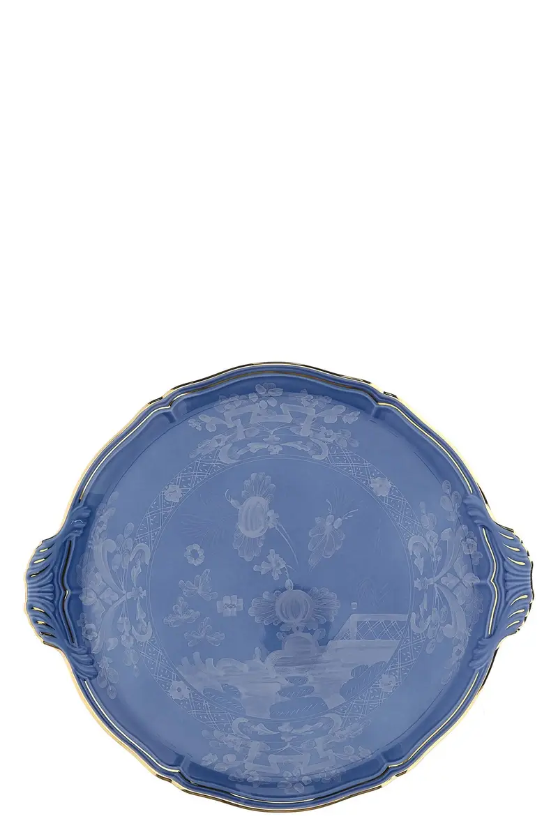 GINORI 1735 Piatto Torta Oriente Italiano ⌀ 30,5 Cm Azzurro