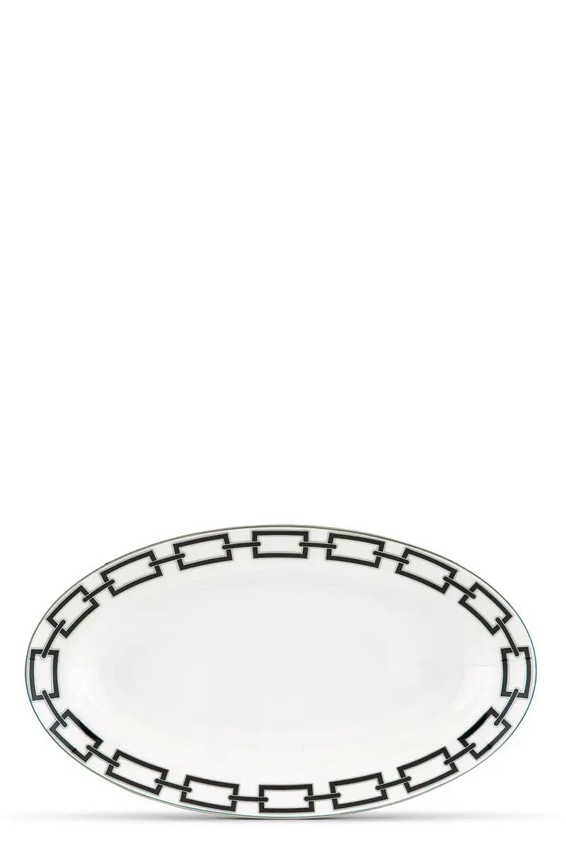 GINORI 1735 Raviera 'Catene' ⌀ 23, 5 Cm Bianco