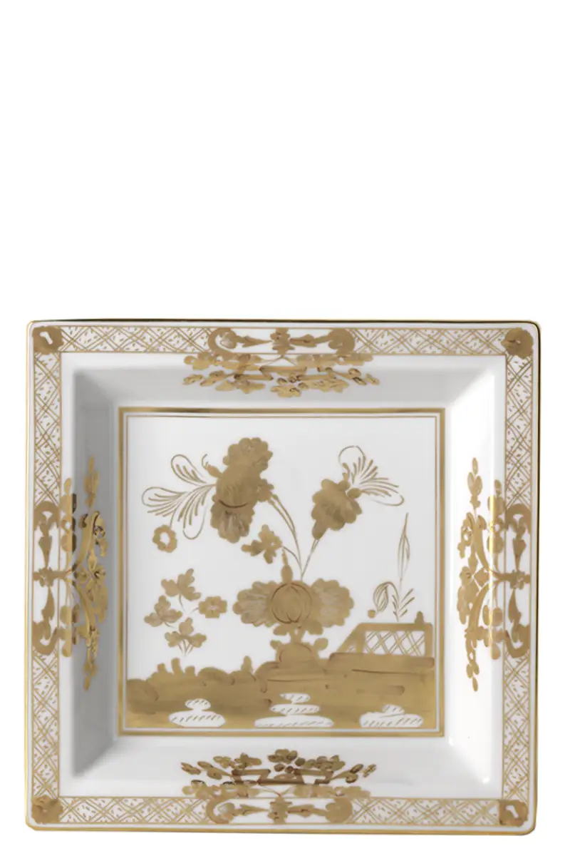 GINORI 1735 Svuotatasche Oriente Italiano Grande Oro