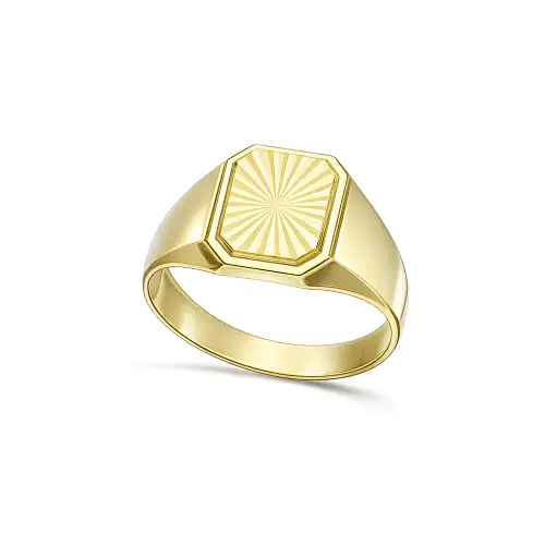 Gioielleria Lucchese Oro Anello Uomo Oro Giallo GL102436