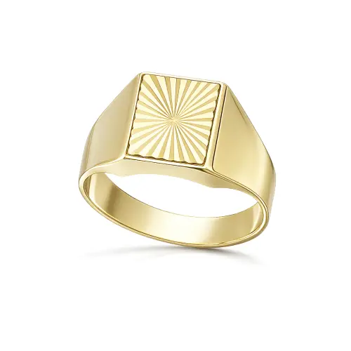 Gioielleria Lucchese Oro Anello Uomo Oro Giallo GL102437
