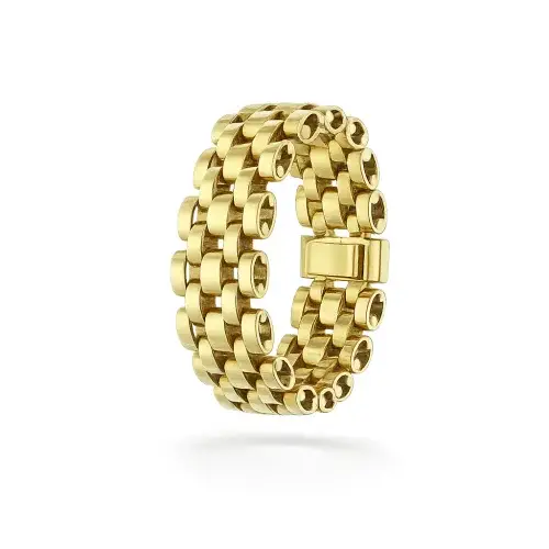 Gioielleria Lucchese Oro Anello Uomo Oro Giallo GL102453