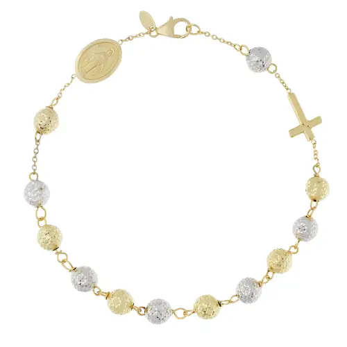 Gioielleria Lucchese Oro Bracciale Donna Oro Bianco Giallo GL102439