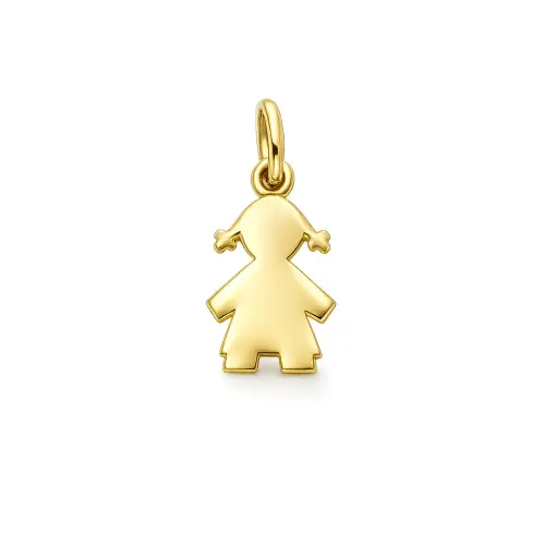 Gioielleria Lucchese Oro Ciondolo Bimba Oro Giallo GL102426