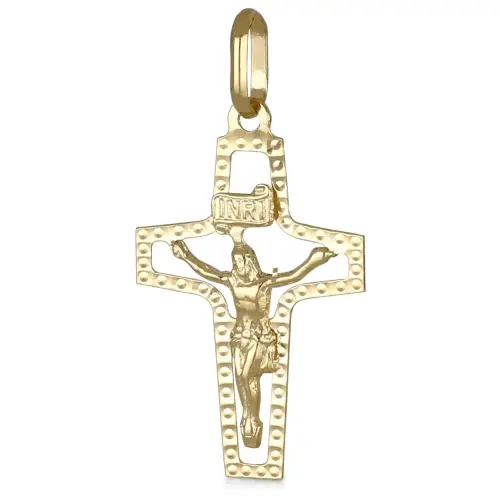 Gioielleria Lucchese Oro Ciondolo Croce Oro Giallo GL-G21744495