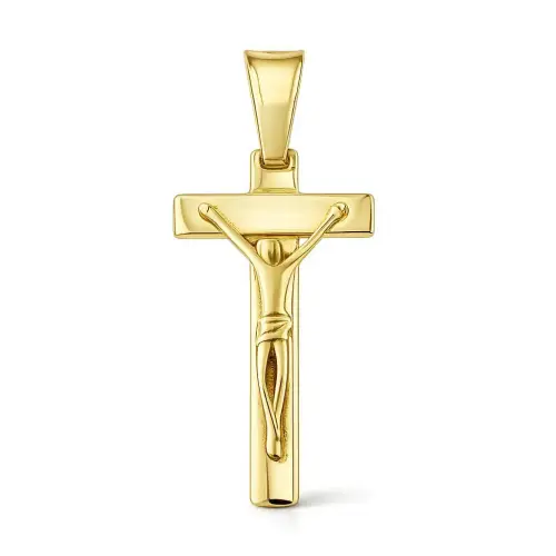 Gioielleria Lucchese Oro Ciondolo Croce Uomo Oro Giallo GL102476