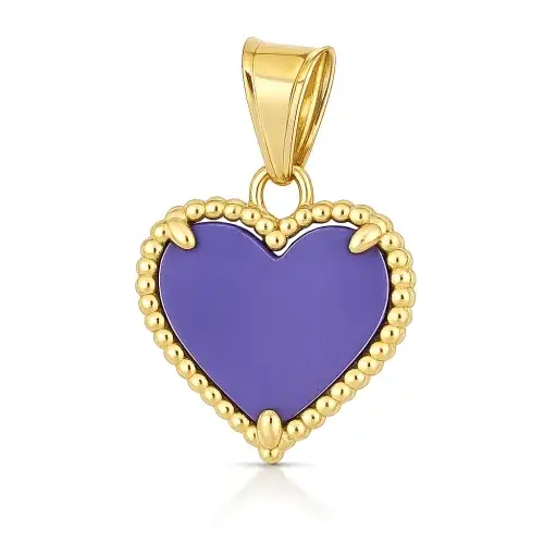 Ciondolo Cuore Oro Giallo 18kt GL102549