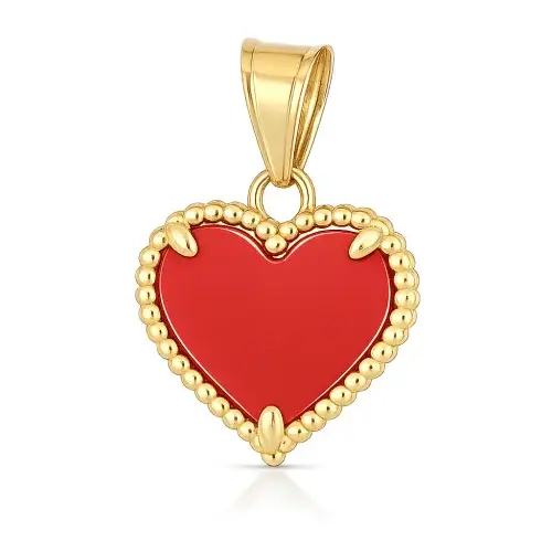 Ciondolo Cuore Oro Giallo 18kt GL102550