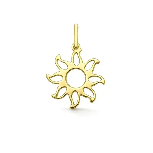 Gioielleria Lucchese Oro Ciondolo Sole Oro Giallo GL102427