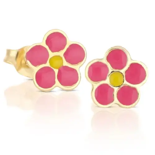 Orecchini donna con fiori Oro giallo 803321729106