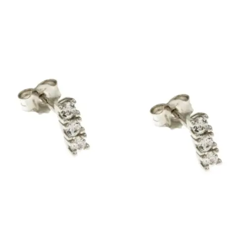 Gioielleria Lucchese Oro Orecchini Donna Bianco 3122554